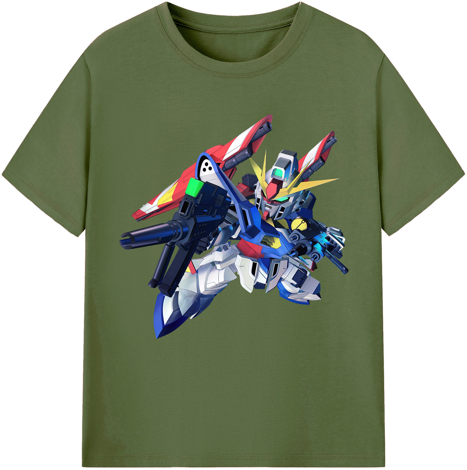 （画像用） 機動戦士ガンダム Mobile Suit Gundam 綿100％半袖Tシャツ（フロントプリント）